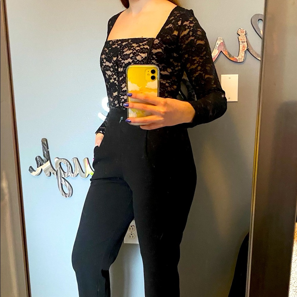 Black jumpsuit